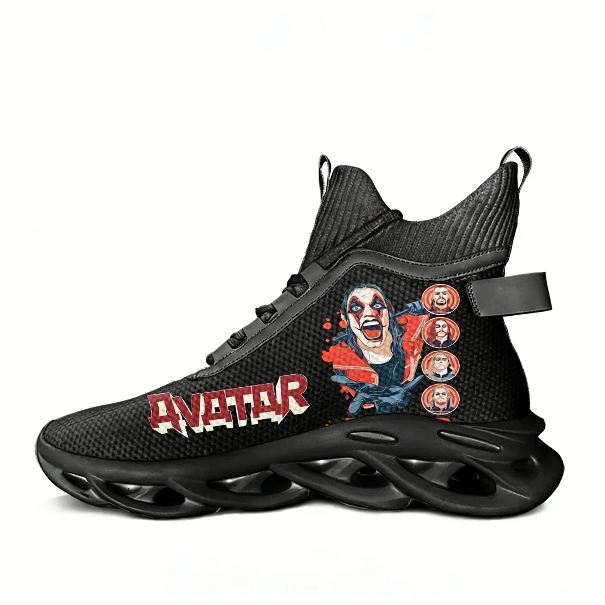 Avatar Rock Band High Top Flats Sneakers Mens Womens Sports Hiking Travel Shoes Running Shoes Travel Custom Shoes