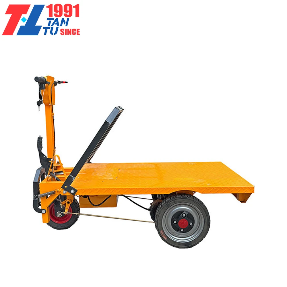 Trending Product 2025 New Arrivals Electric Hand Carts Electric Hand Push Cart Brick Cart for Construction