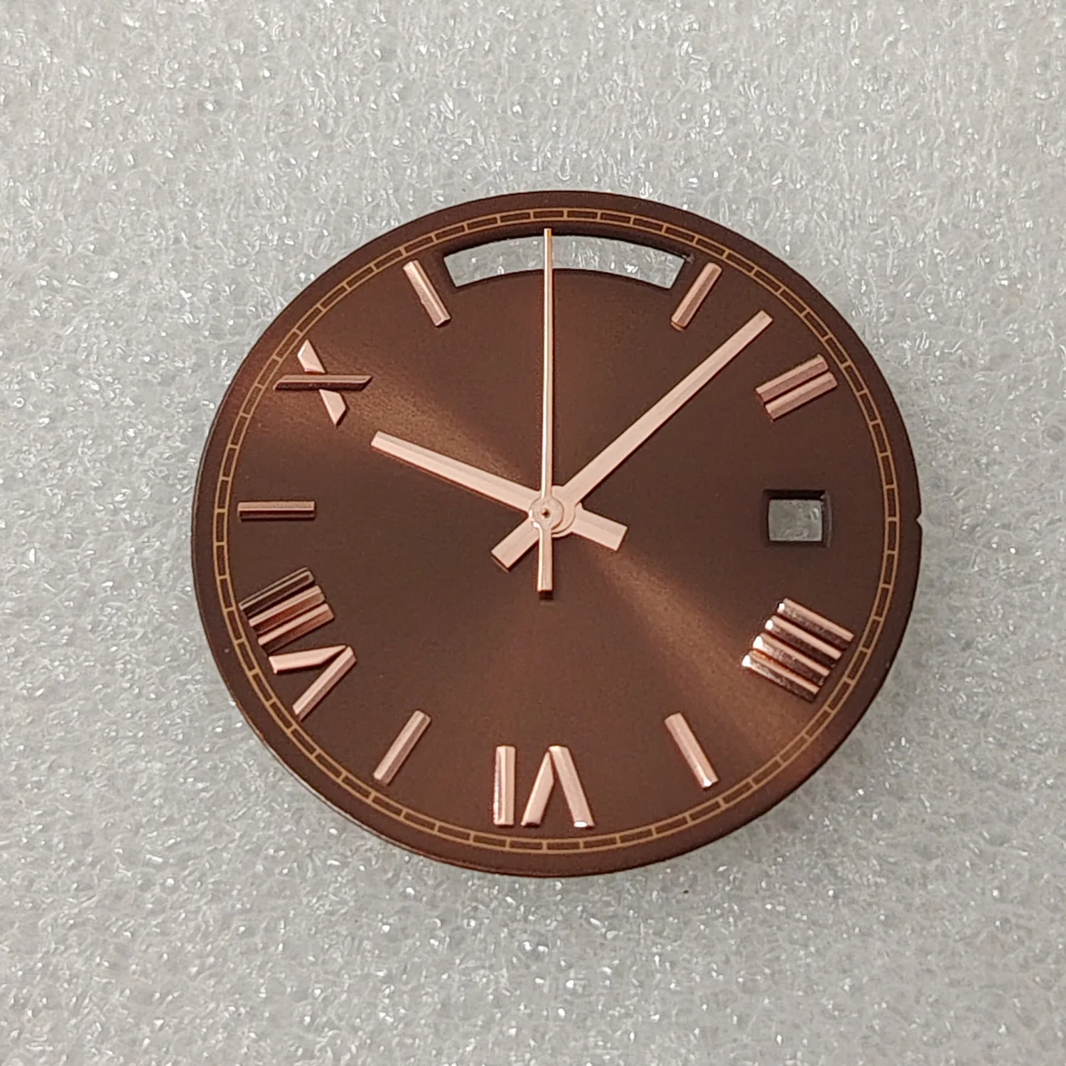 30.8mm Watch Dial and Watch Hands Set Roman Numeral Scale Watch Faces with Week Date Modification Accessory for 8285 Movement