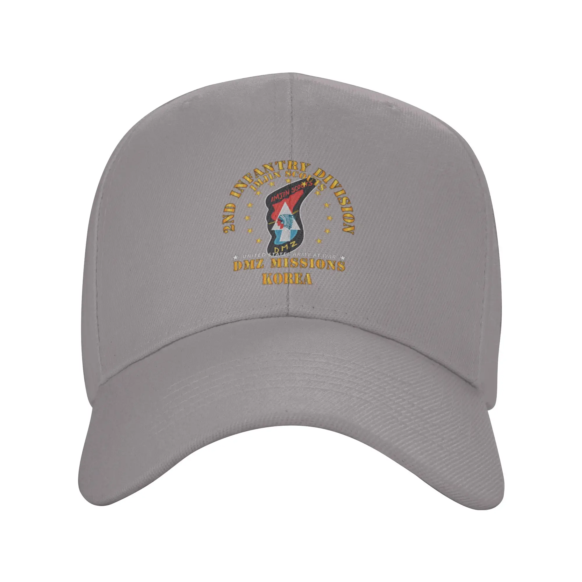 Army - 2nd Infantry Division - ImJin Scout -DMZ Missions Trendy Baseball Cap Parade Summer Cap Hip Hop Cap