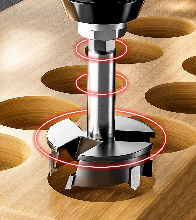 

Cabinet Desktop Plank Wood Puncher Locator Tipped Drilling Tool35mm Diameter Three-blade Hinge Opener Carbide Drill Bits Door