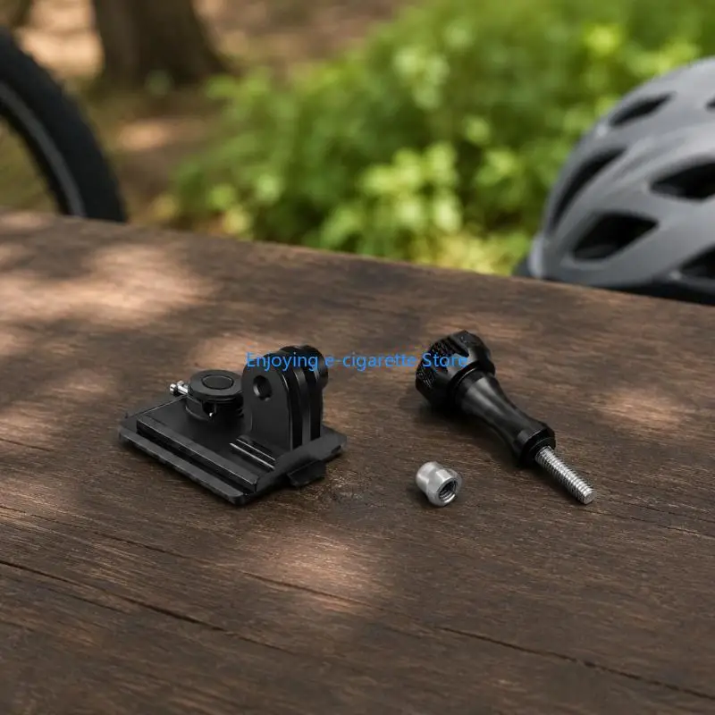 Helm-Videohalterung für Action-Kamera mit Schienensockel, Metall-Kamerahalter und Schrauben-Hardware für Radfahren, Reisen und – Detail 7