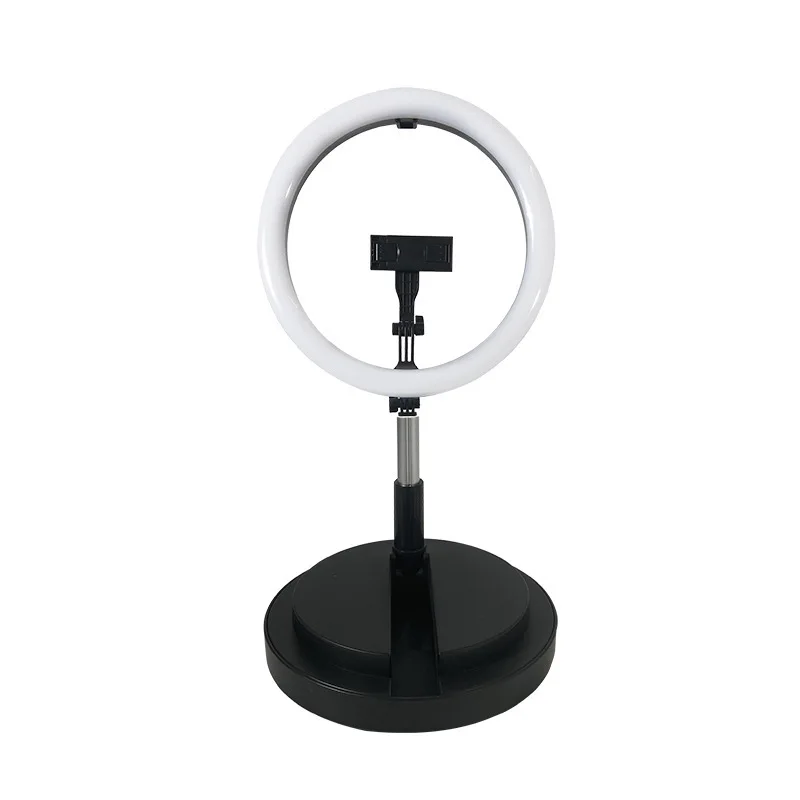 Anillo de Luz LED Plegable de 12 Pulgadas, Luz de Relleno Multifuncional para Selfies, Lámpara de Maquillaje para Transmisión en Vivo por Teléfono Móvil
