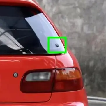 

​Car Rear Window Glass Strut Hardware Repair Kits Flat Shape for Honda Civic 3Dr Hatchback 1992-1995 CRV CR-V 1997-2001 Exterior