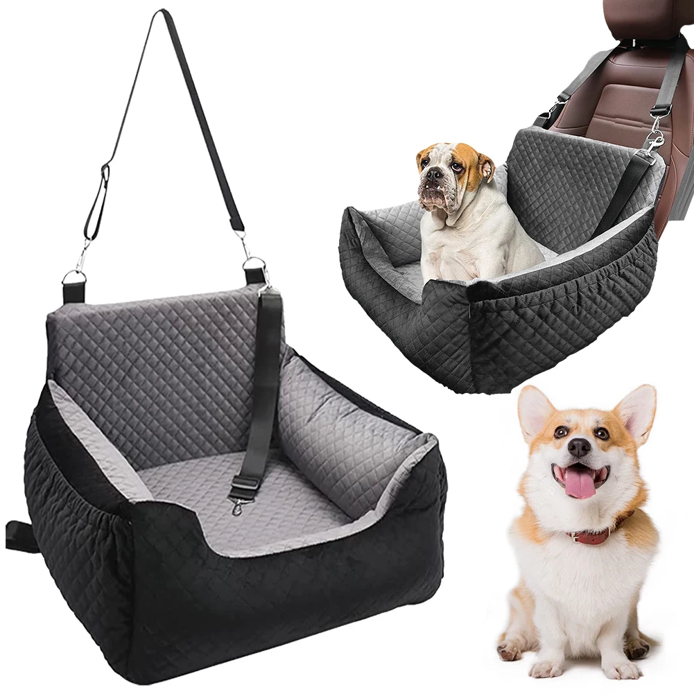 

Travel Dog Car Seat Cover Non-Slip Pet Dog Carriers Bag Cat Transport Hammock Dog Seat Basket for Small Medium Dogs Detachable