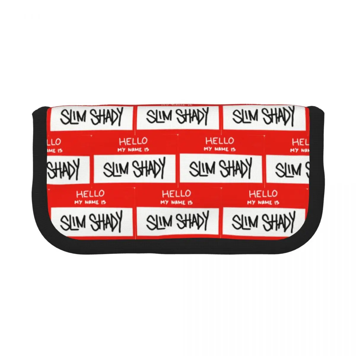 Hello My Name Is Slim Shady Eminem Pencil Cases for Student Gifts Pen Box Pencil Bag Pencil Pouch Storage Stationery Supplies