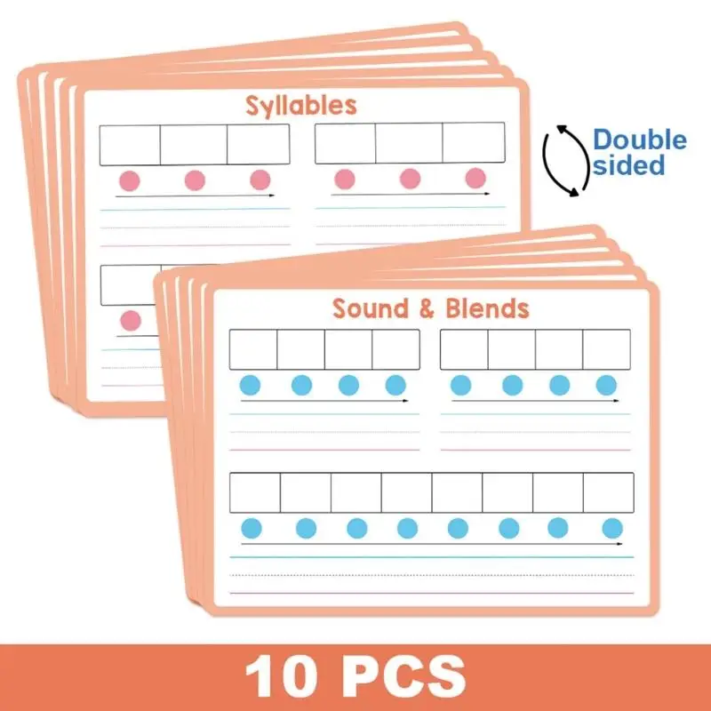 Kids English Phonics Writing Board 1 Set Paper Material For Learning Letter Sounds And Writing Practice at Homes Or School D2RC