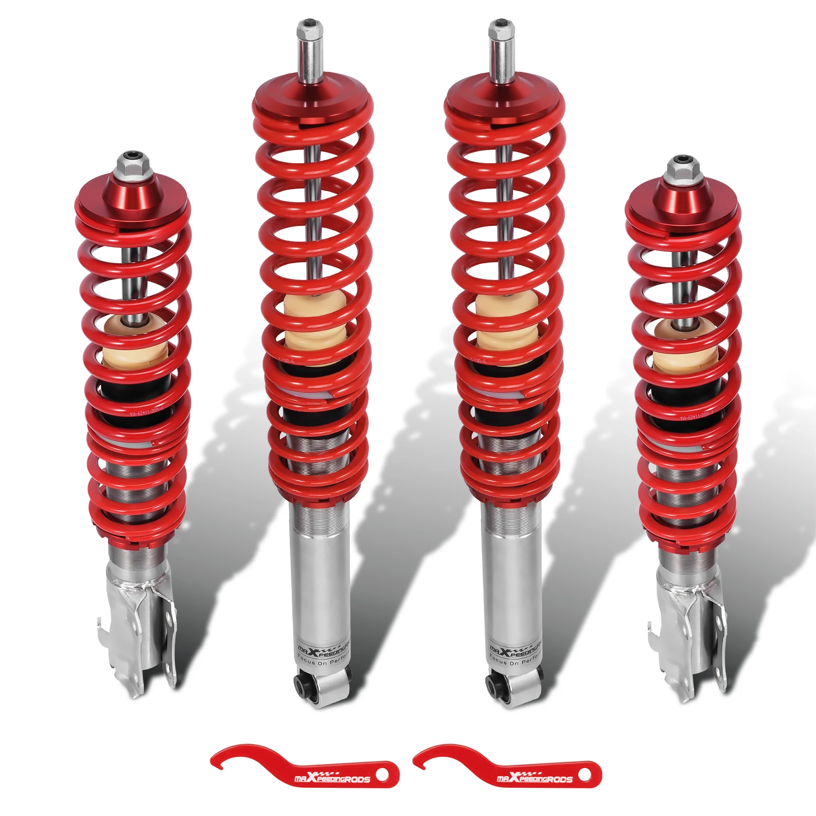 MaXpeedingrods MXR-B1 Series Front Rear Suspension Parts Coilovers Lowering Spring for VW PASSAT 35I 1987-1997 STREET Use Shocks