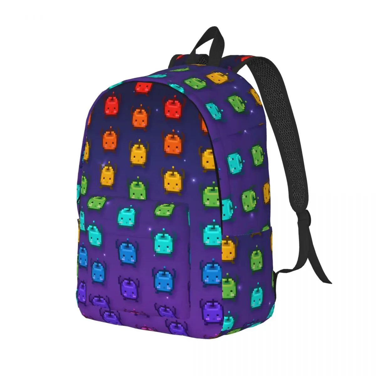 Rainbow Junimos Children's Bags Stardew Valley Office Workers Light For Work Office Back To School Gift Retro Washable Bags