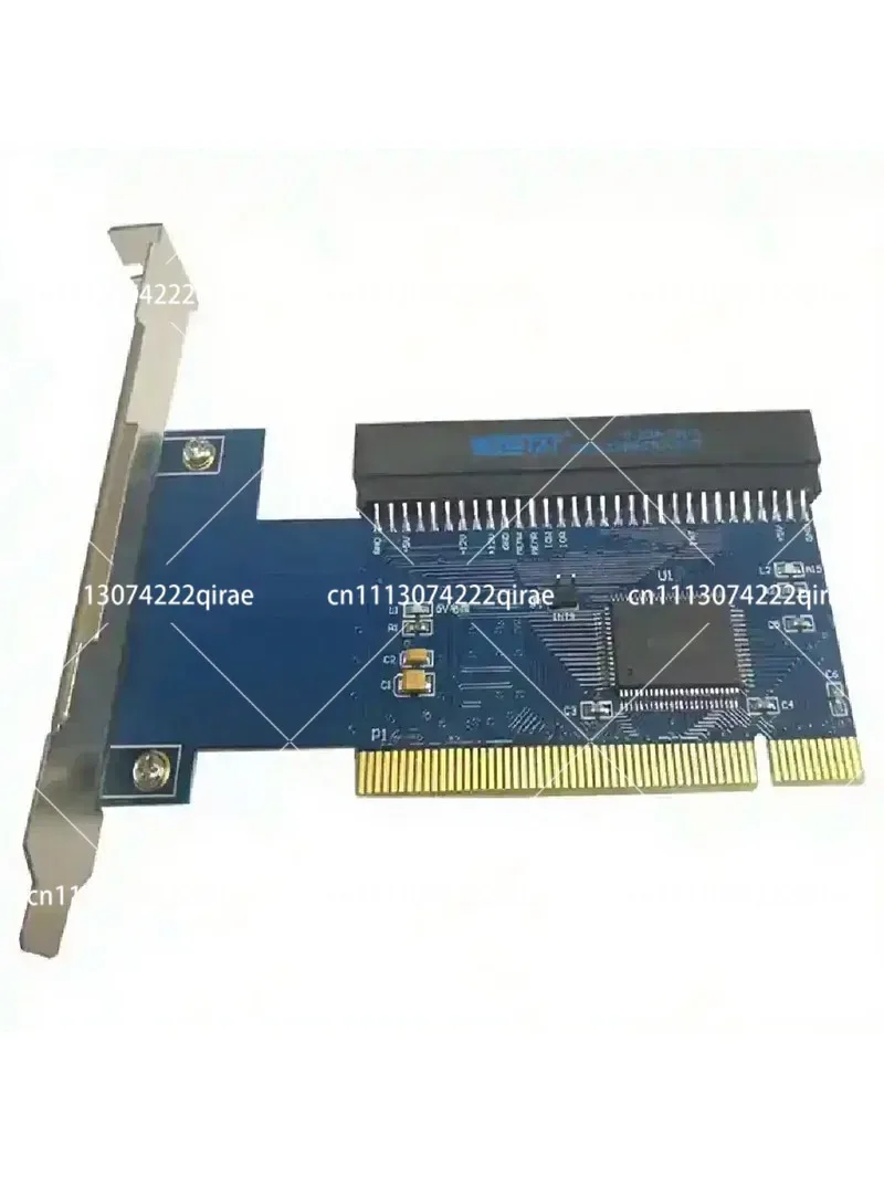 32-Bit PCI to 8-Bit ISA Adapter Board 62 Pin with Gold Tax Card and Extension Cable
