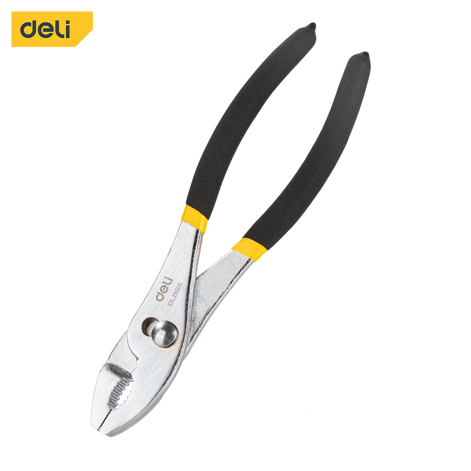 Deli  1 PCS 6/8/10Inch Slip Joint Plier Multifunctional Carbon Steel Fishing Pliers With Double Color Handle Tools