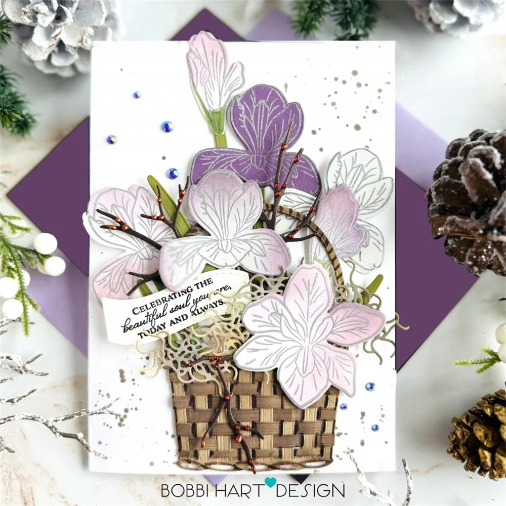 Christmas Merry Hot Foil 2025 New Metal Cutting Dies Stamps Stencil DIY Scrapbooking Paper Craft Album Card Embossing Template