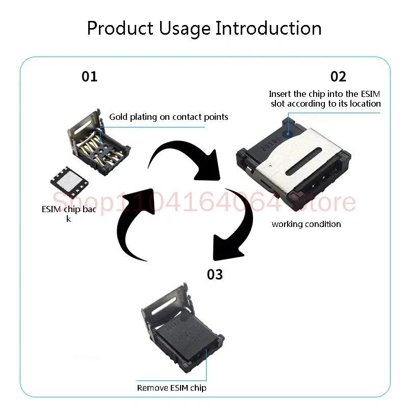 Подходит для пайки чипов ESIM, чипы 5 мм * 6 мм, рукоделие для самостоятельного тестирования и разработки