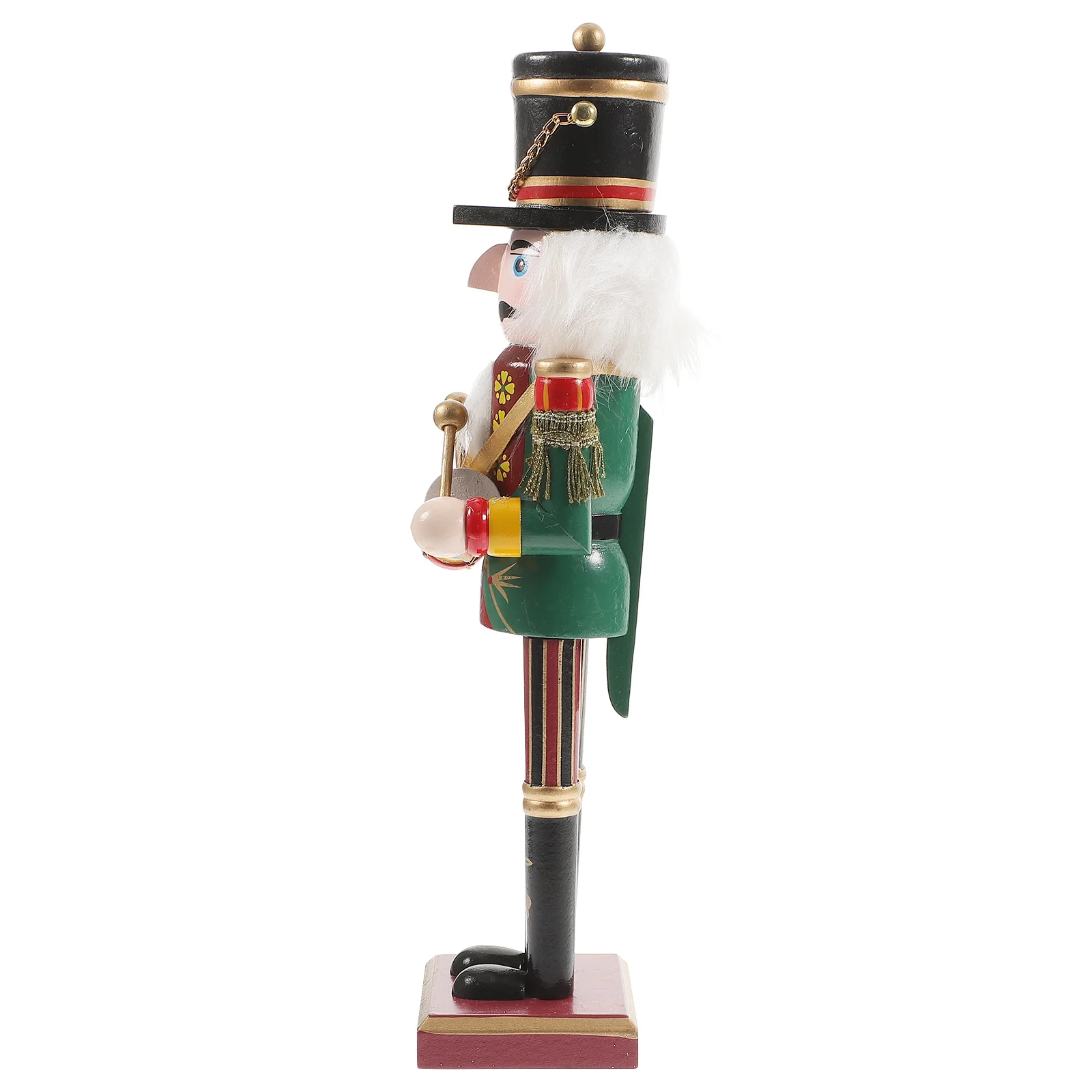 

Wooden Nutcracker Decoration Festival Christmas Ornament Home Office Car Desk Decor Craft Holiday Party Supplies Tall