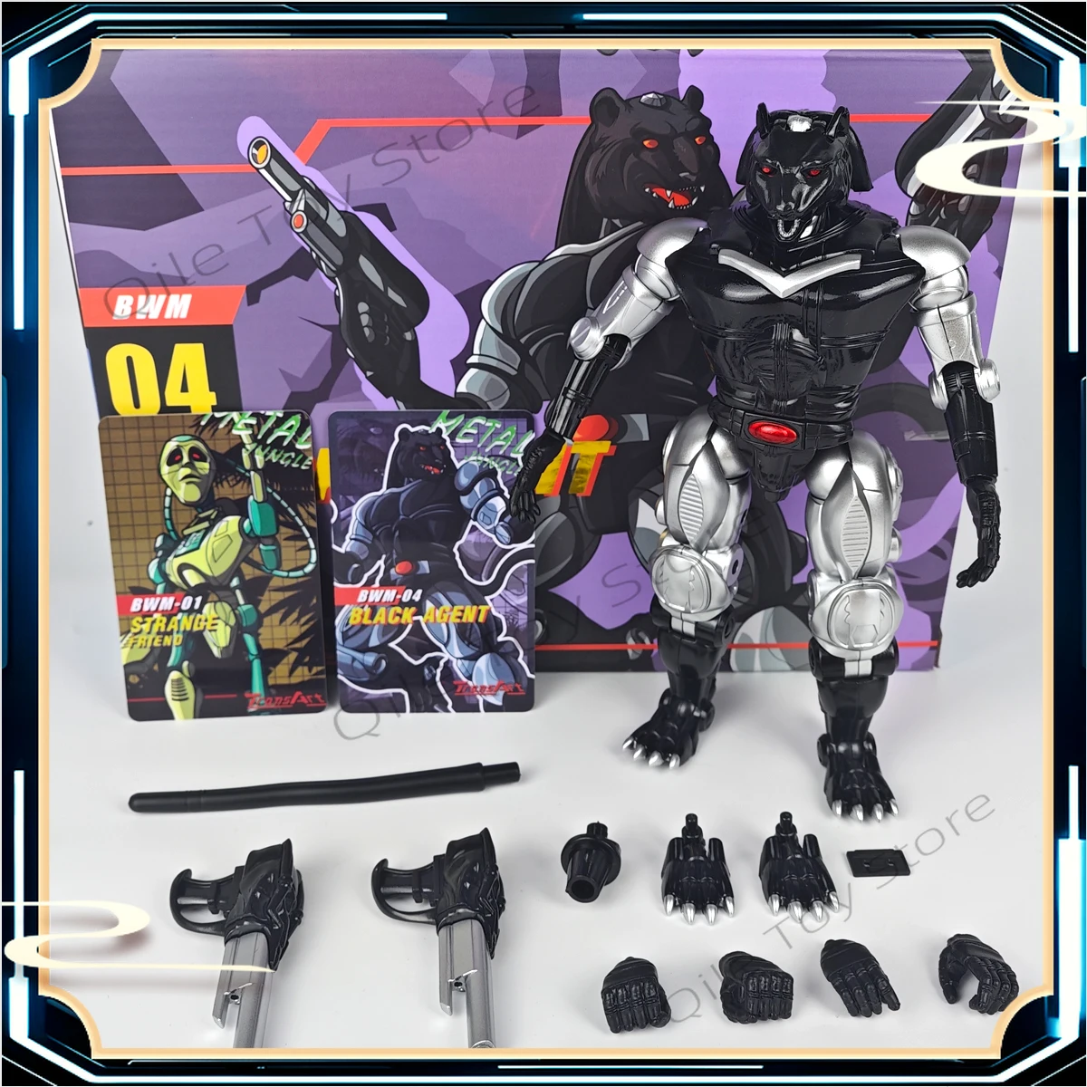 

В наличии TransArt BWM-04 TA BWM04 Ravage Beast Wars Transformed Toys Робот Фигурка Коллекция моделей