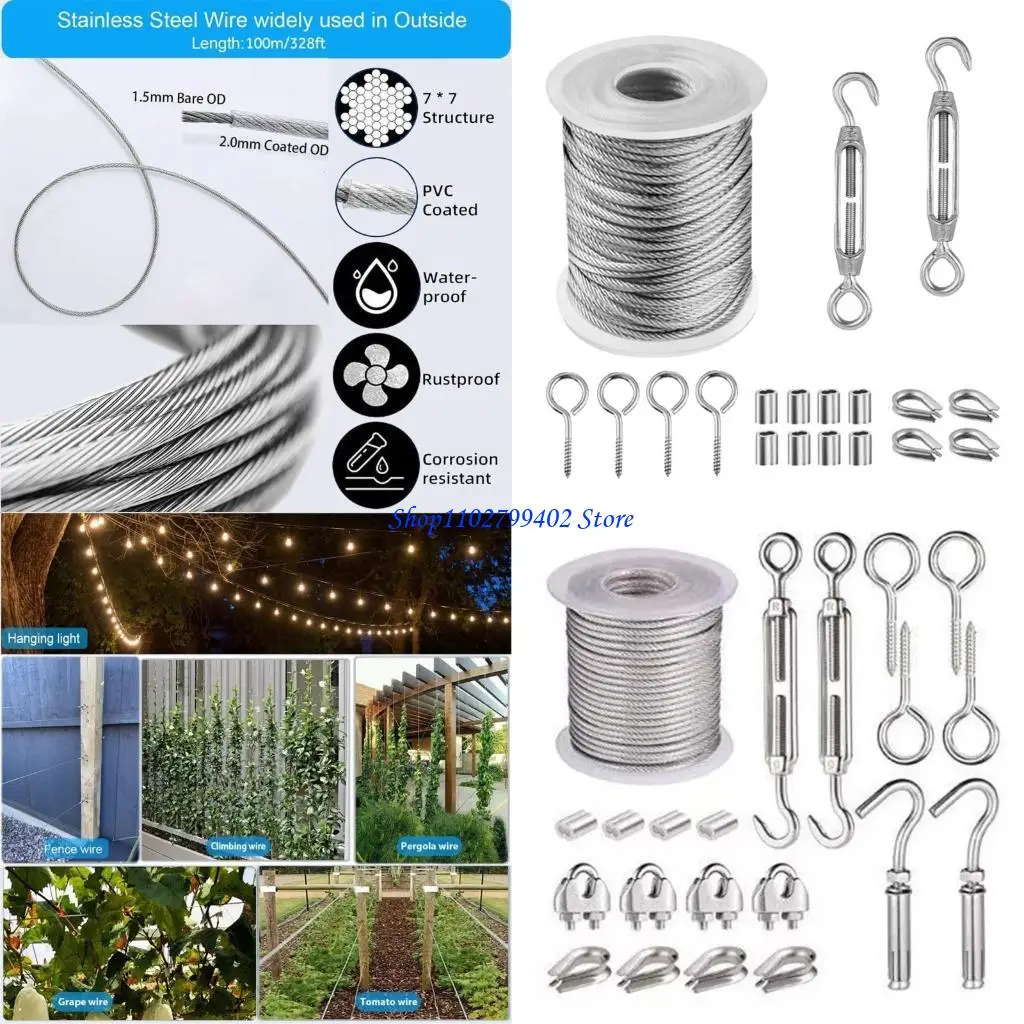 547f-versatile-stainless-steel-wire-rope-hanging-kits-heavy-duty-steel-wire-rope-for-garden-fence-reliable-easy-to-install
