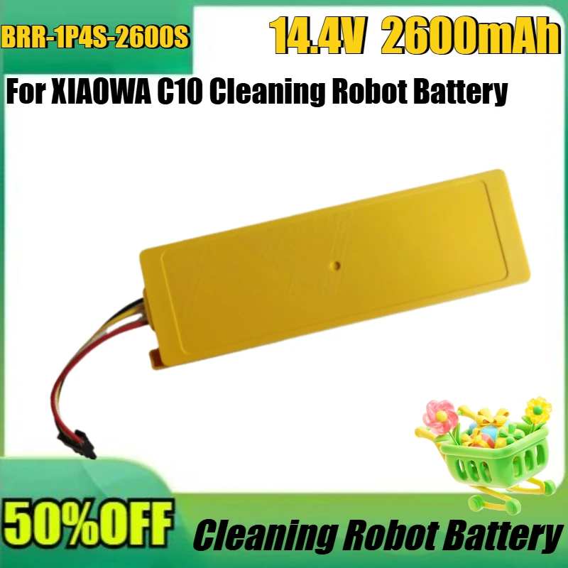 

New BRR-1P4S-2600S 14.4V 2600mAh High Quality Battery for XIAOWA C10 Cleaning Robot Battery BRR-1P4S-2600S 14.4V 2600mah