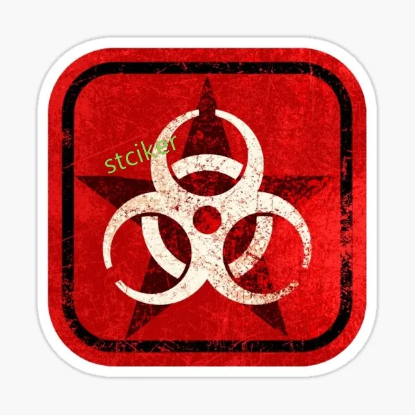 Nuclear Radiation Decal Bumper Laptop Suv Decal Auto Exterior Waterproof Trunk Auto Mirror Motorcycle Sticker Car Decorationn