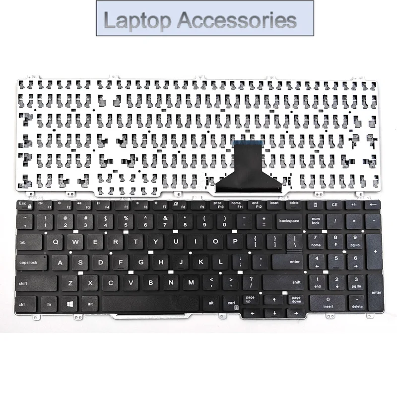 

Новая клавиатура для ноутбука Dell Precision 3540 3541 3550 3551 Latitude 5500 5501 5510 5511, США без подсветки DJXM0