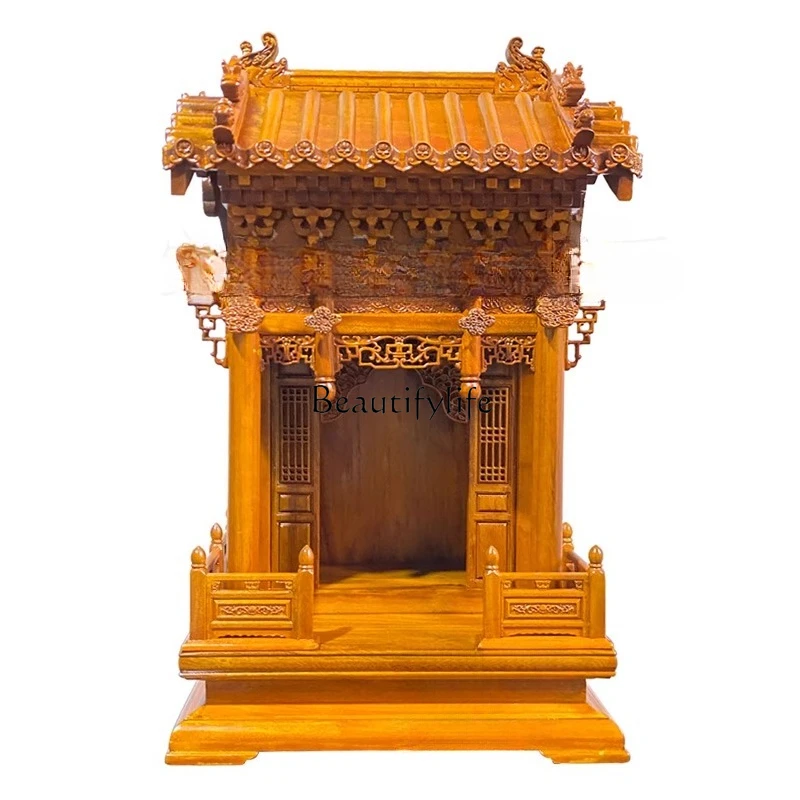 

The shrine is dedicated to the ancestral shrine camphor wood shrine is offered to the platform.