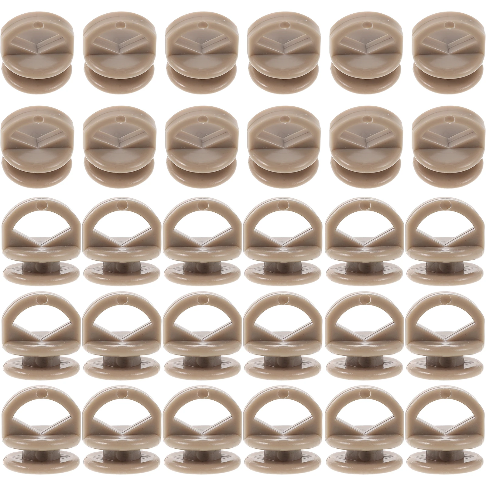 

500pcs Caravan Plastic Universal Fit For Rv Truck Heavy Duty Sliding Hooks Weather Resistant Durable Vehicle Drapes Sunshade