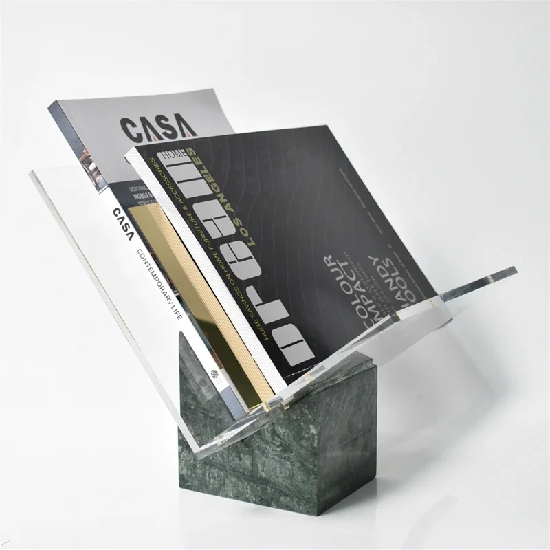 

Light Luxury and Simplicity Acrylic Magazine Rack Display Rack Bookshelf Board Room Soft Home Decoration