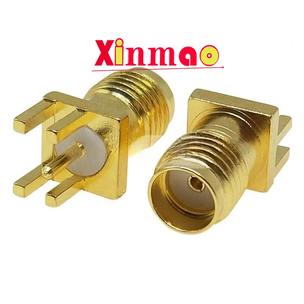 5pcs SMA-KE Offset Foot 0.8/1.2/1.6MM Spacing SMA-KHD Outer Screw Inner Hole Inner Needle RF Base Antenna Base