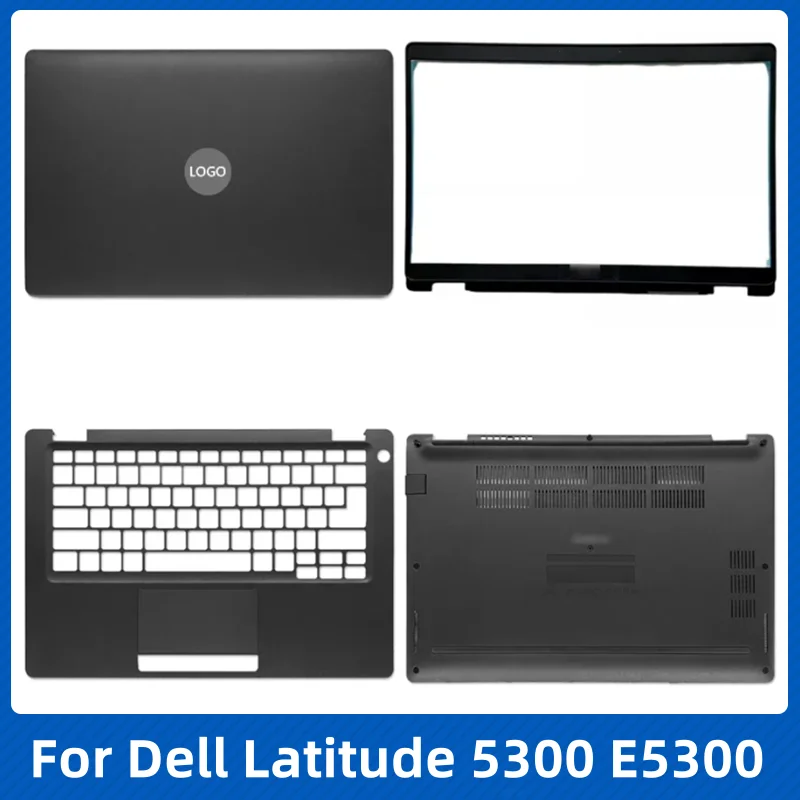 New Original for Dell Latitude 5300 E5300 Laptop LCD Back Cover Front Bezel Upper Palmrest Bottom Base Case Hinge Replace Casing