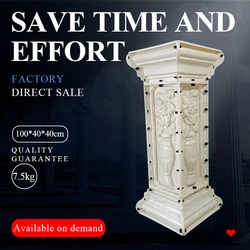 Plastic Molds Concrete Pedestal Baluster, Side Pillar Post, Reazone, ABS, High Quality, 96x22cm