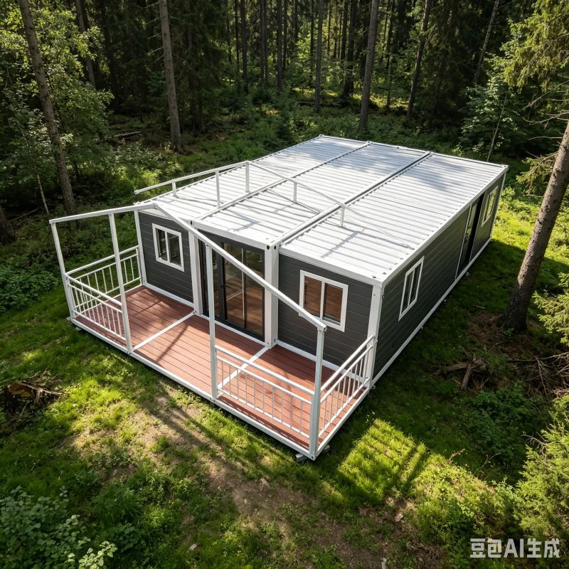 Heavy Duty Expandable Container House With Fast Installation Designed Portable Business Construction Office Prefabricated Unit