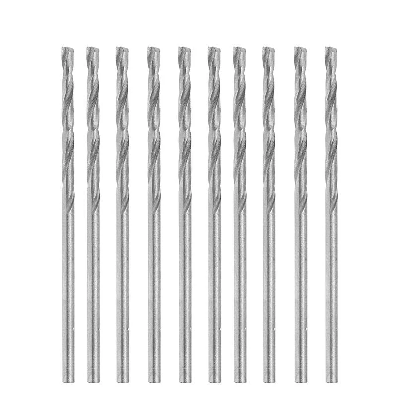 E06B Multifunction 10 Pcs Tiny Micro HSS 0.7mm Straight Shank Twist Drilling Bit