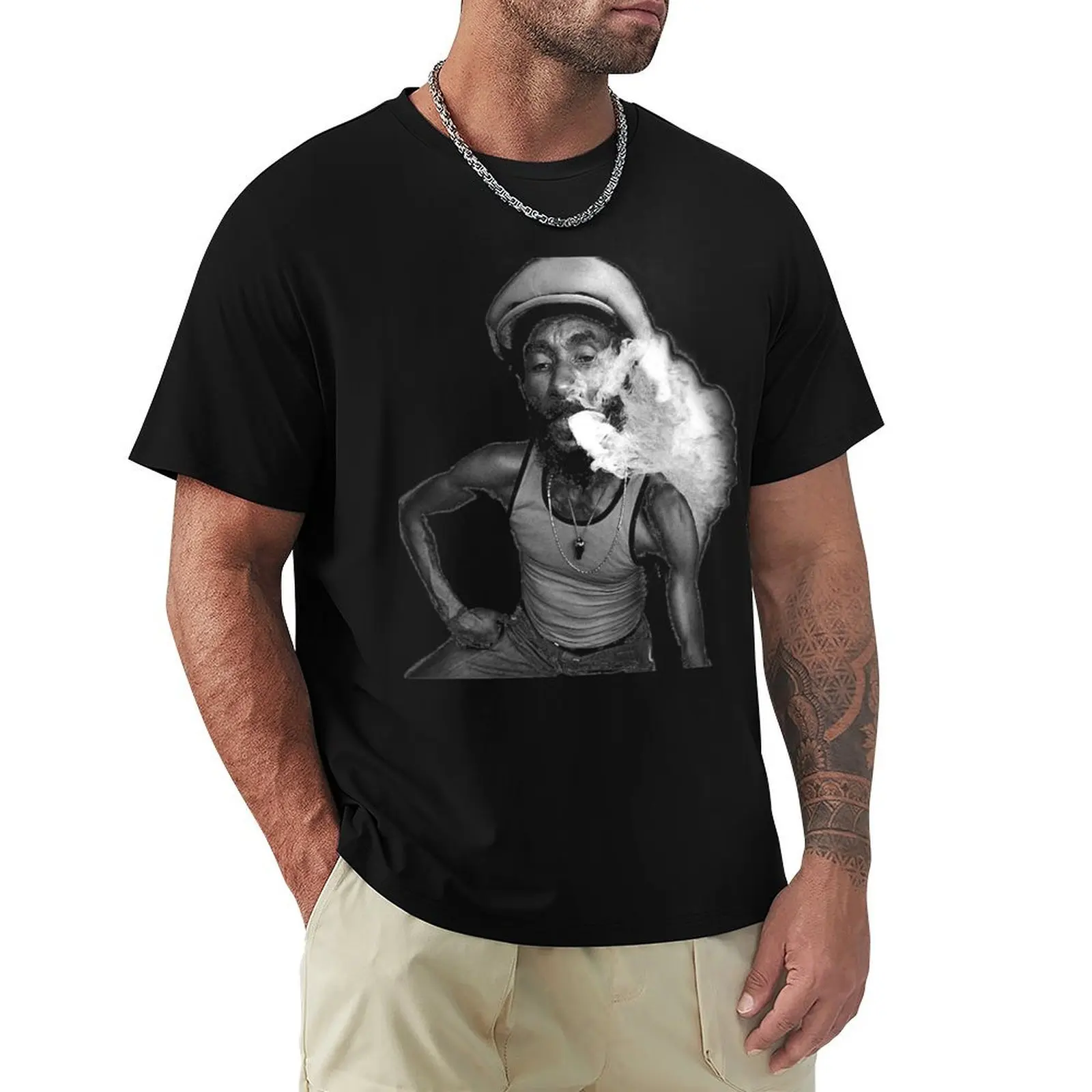 Lee King Tubby Scratch Perry Anime Awesome T-Shirt Comfort Stretch Tee Shirt