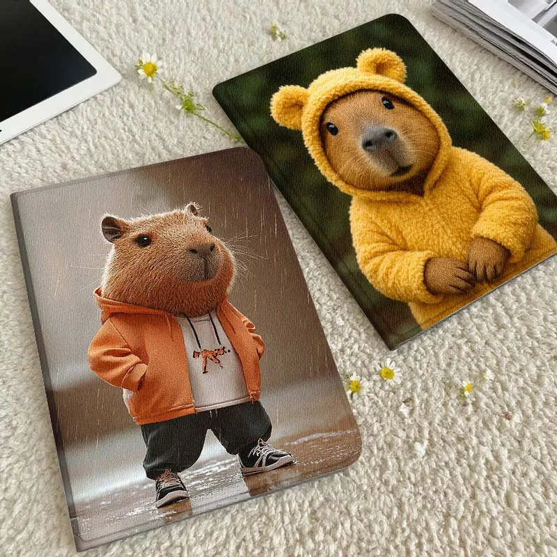 

Cartoon Capybara Bear Costume For Xiaomi Redmi Mi Pad 5 6 6s 7 SE Pro Max Ultra 12.4 12.5 14 inch Tablet Case