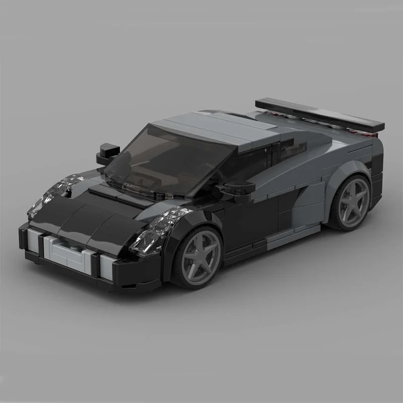 

304PCS New MOC ​​ City Highway Supercar Modular Children's Educational Building Blocks Toy Gift