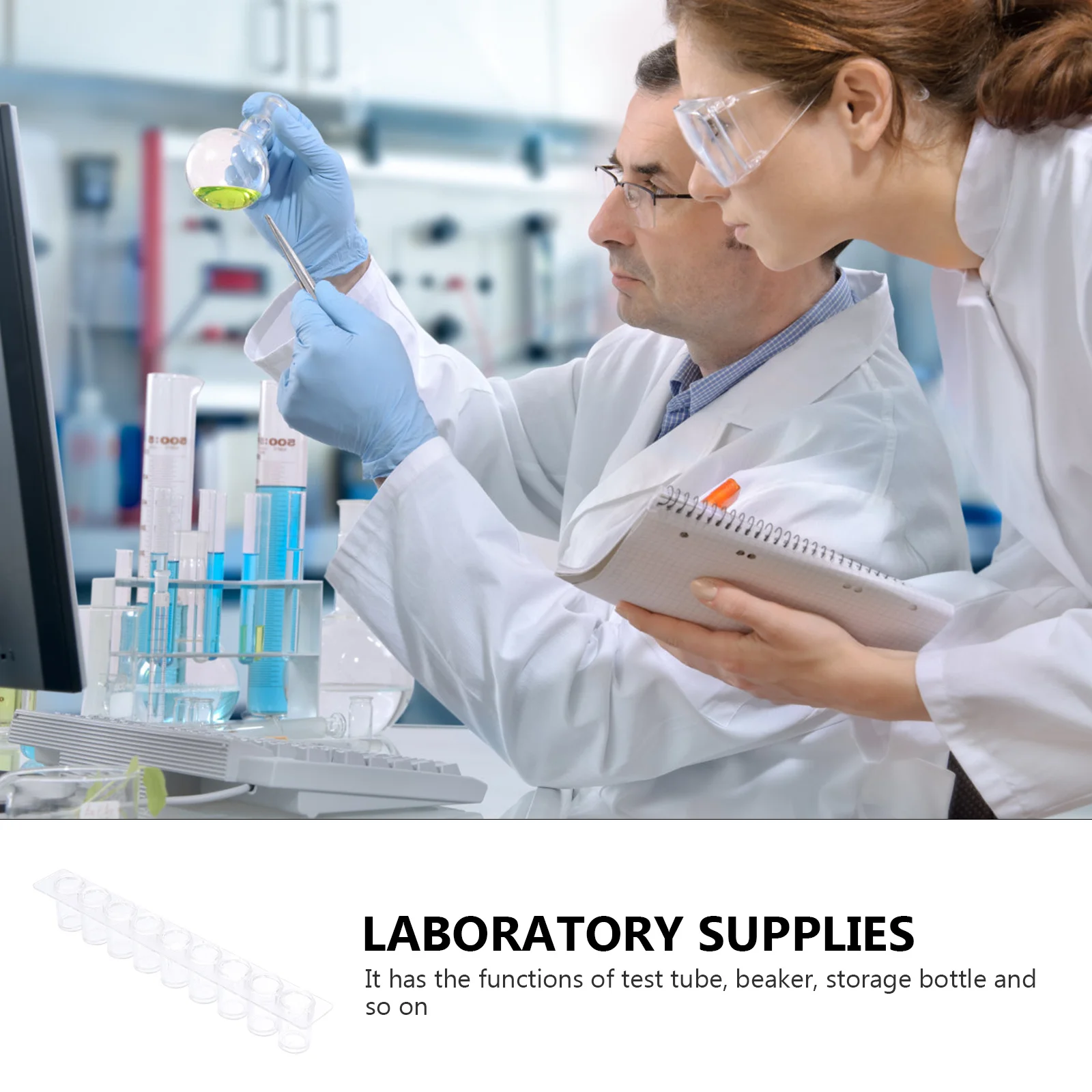 

15Pcs Reaction Plates Plastic Experiment Boards 9 Hole Reaction Board Multifunctional Laboratory Supplies Chemical Experiment