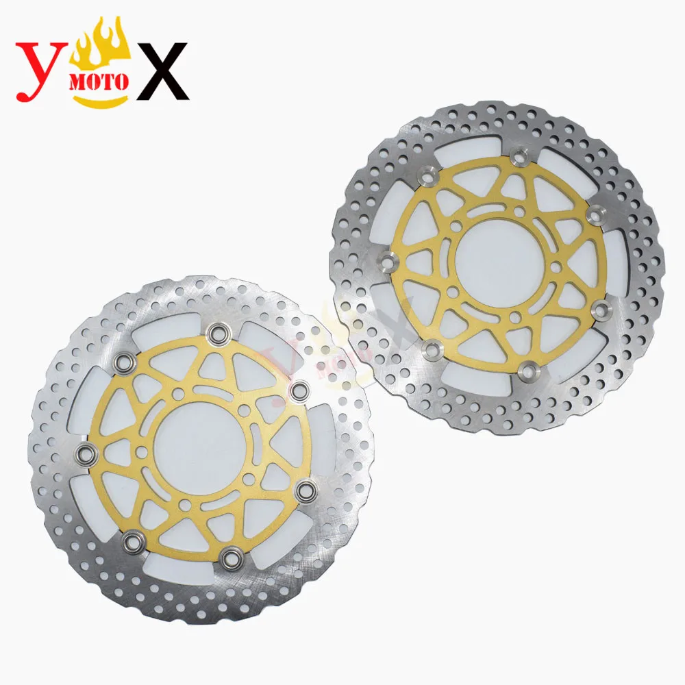 ZX-6R 05-12 Motorcycle Front Floating Brake Disc Disk Rotor For KAWASAKI ZX6R ZX 636 2005-08 ZX10R Z750 Z750R 11-12 Z1000 07-09