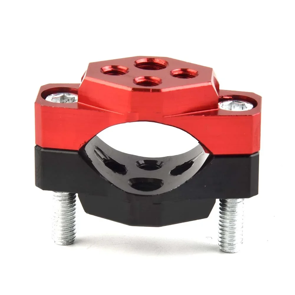 Motorcycle Headlight Spot Light Turn Signals Holder Mount Bracket Fork Clamp Electric Motorcycle Pipe Clamp Mobile Phone Holder