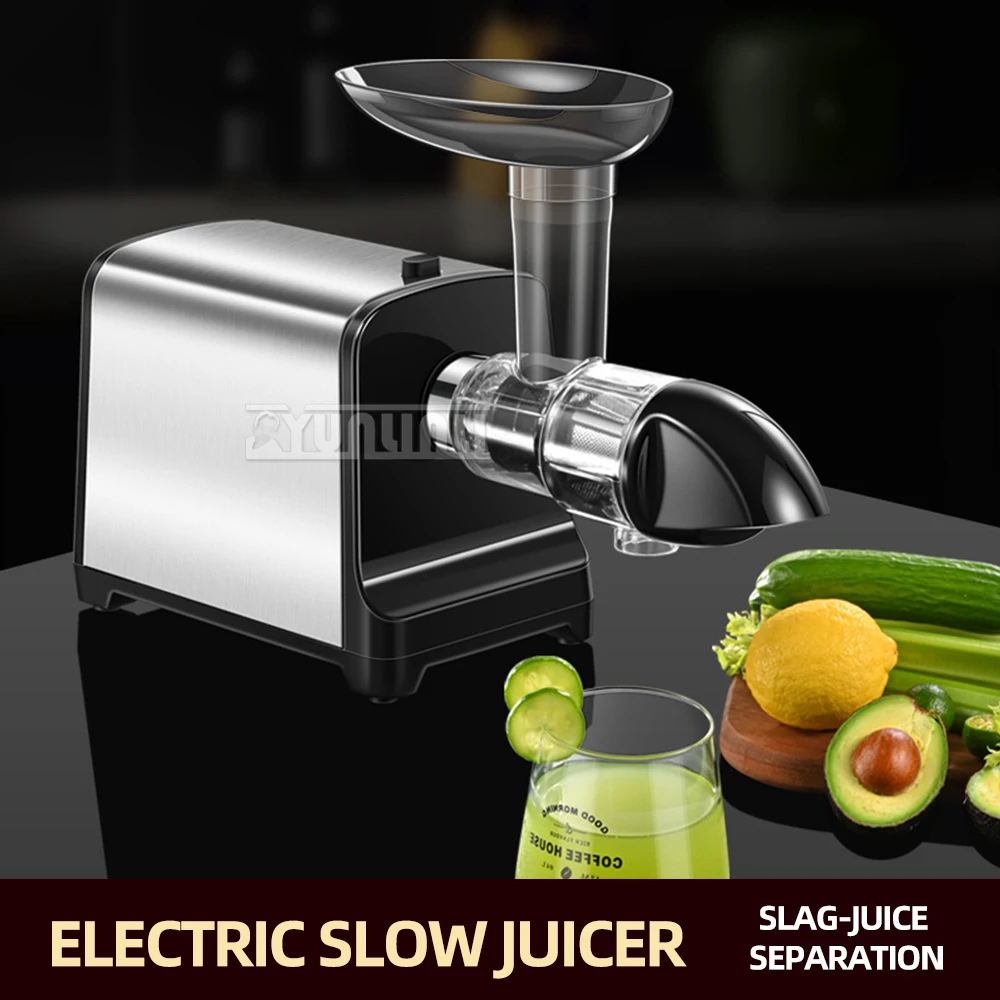 Household Large Calibre Strong Torque Juicers Stainless Steel Juicer for Vegetables and Fruits