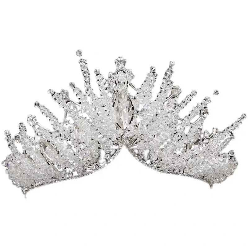 european-and-american-atmospheric-luxury-crown-bride-high-end-heavy-handmade-crown-headdress-wedding-birthday-hair-accessories
