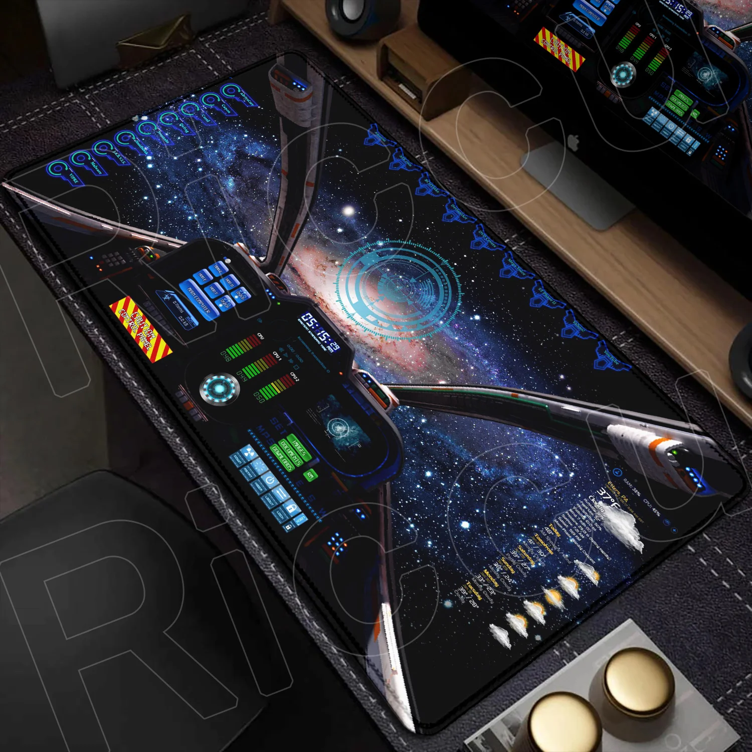 HD print Aircraft dashboard Mause Pad Rug Instrument Panel XXL Mousepad Anime Desk Mat Pc  Accessories Gamer Cockpit Playmat