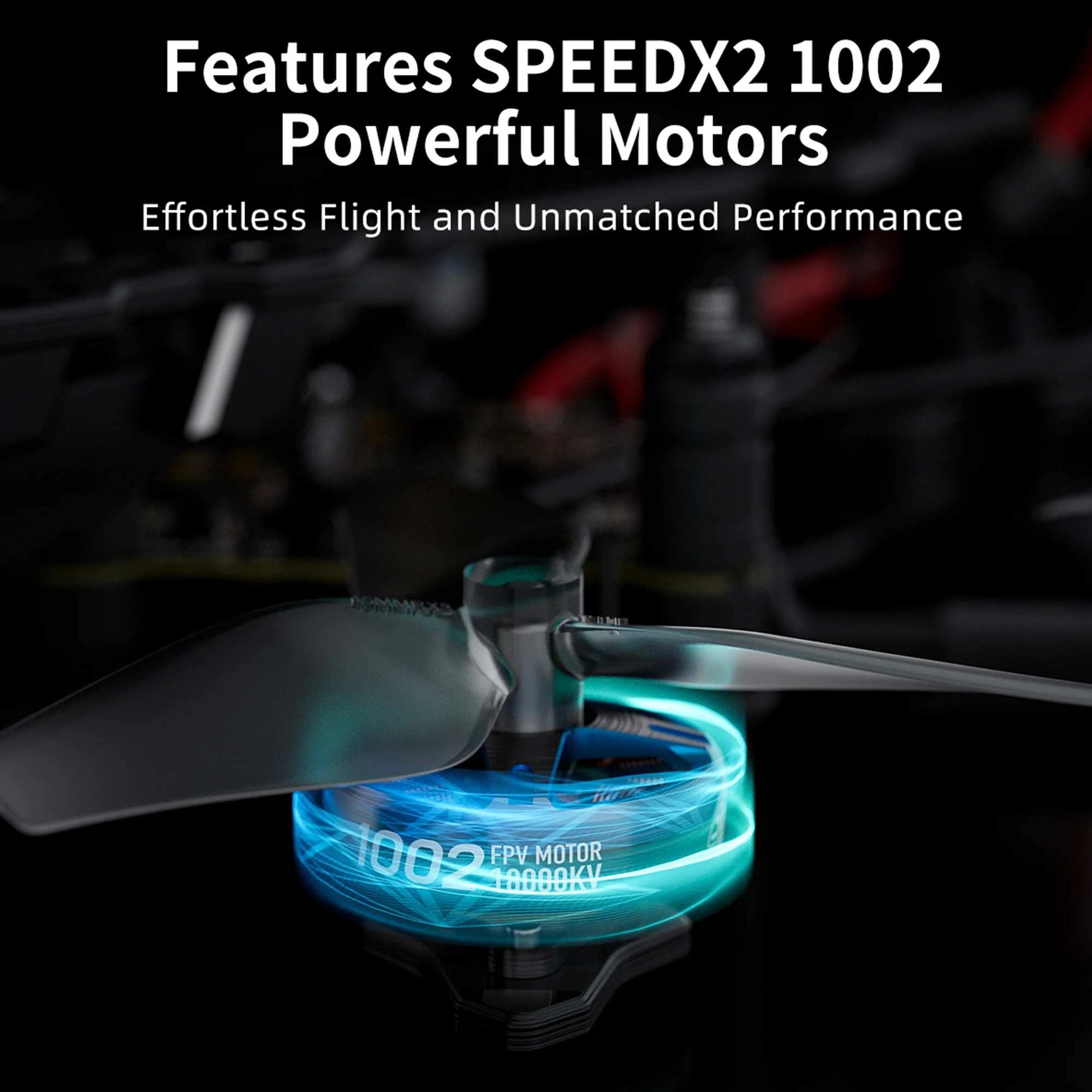 GEPRC T-Cube18 O4 WTFPV Quadcopter met ingebouwde ELRS 2.4G /Analoge SPEEDX2 1002 18000KV 1,8 inch RC Freestyle Drone