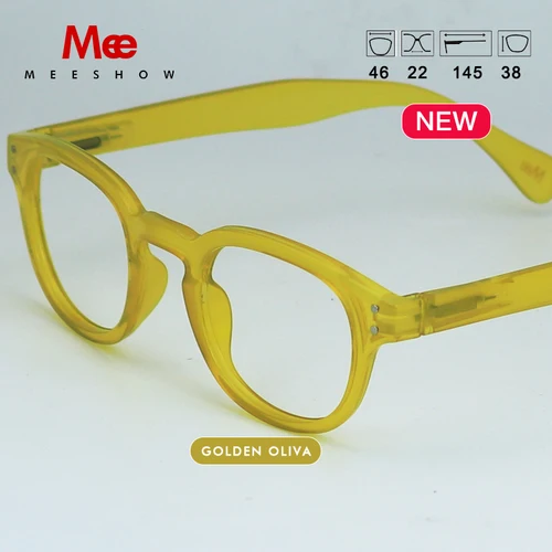 Imagen 2 del producto Marca Meeshow, gafas de lectura para mujer, montura de cristal Retro para hombre, gafas de marca con estilo europeo, gafas nuevas + 1,75 Lesebrille 1513