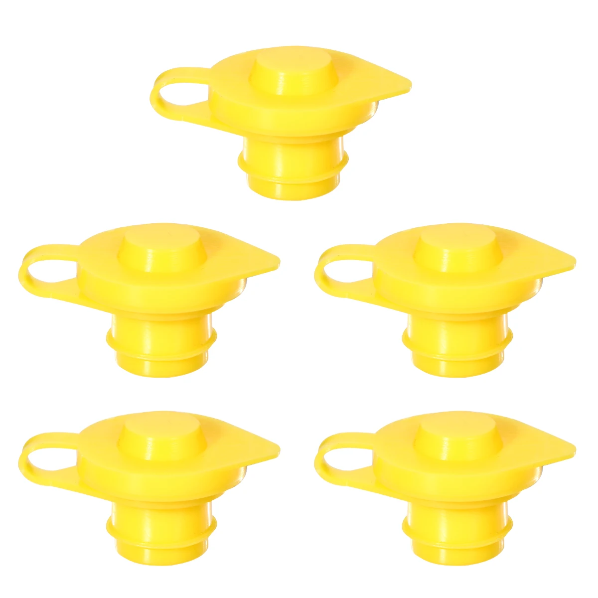 

5pcs Gas Exhaust Cover Vent Cap Oil Tank Parts Corrosion Resistant Durable Lightweight Oil Tank Cap for Motorcycle Fuel System