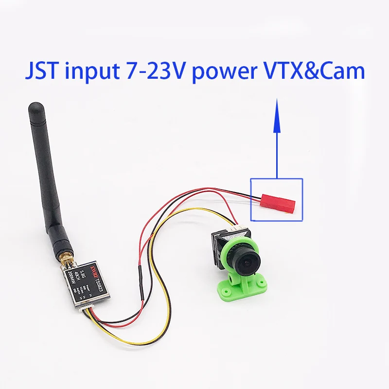 RC 레이싱 드론 자동차 부품용 미니 카메라, 5.8G FPV 세트, EWRF TS5823, 200mW/600mW 송신기 및 1/3 CMOS 1500TVL B19, 2.1mm 렌즈