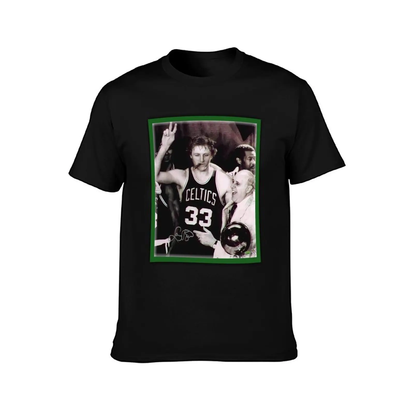 Larry smoking T-Shirt Work Wear Simple Tee Shirt T-Shirt