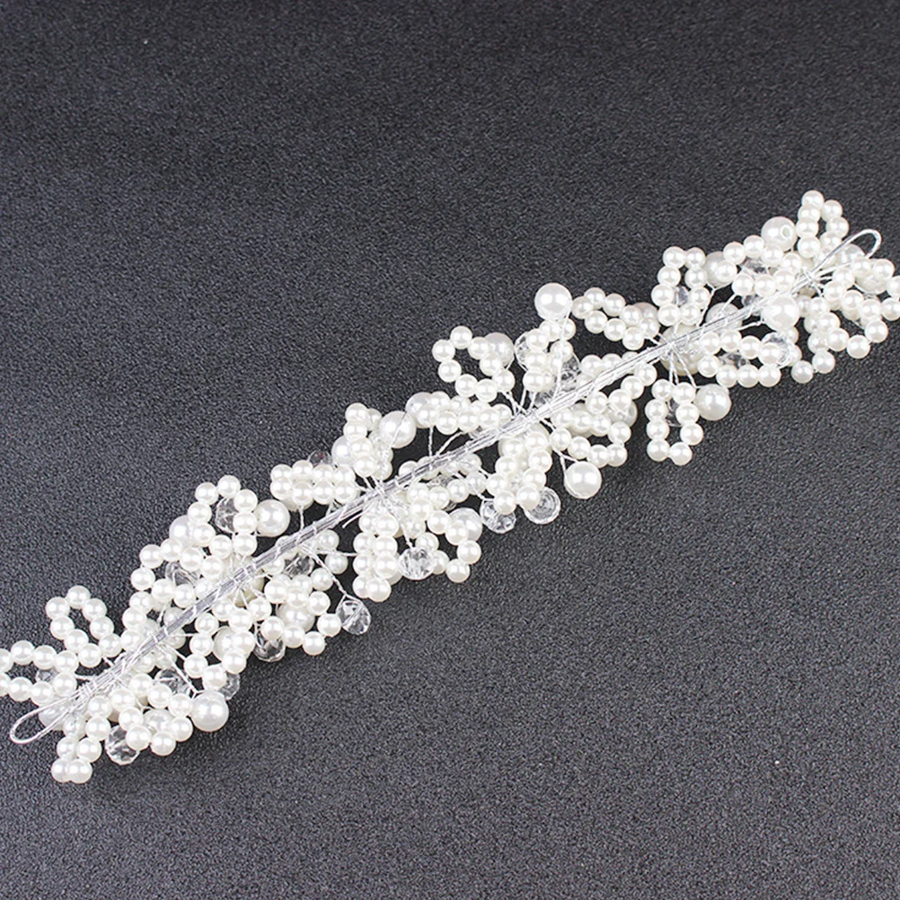 

Pearl Headband Bridal Elegant Hair Hoop For Women Wedding Party Prom Evening Celebration Lightweight Comfortable Accessory