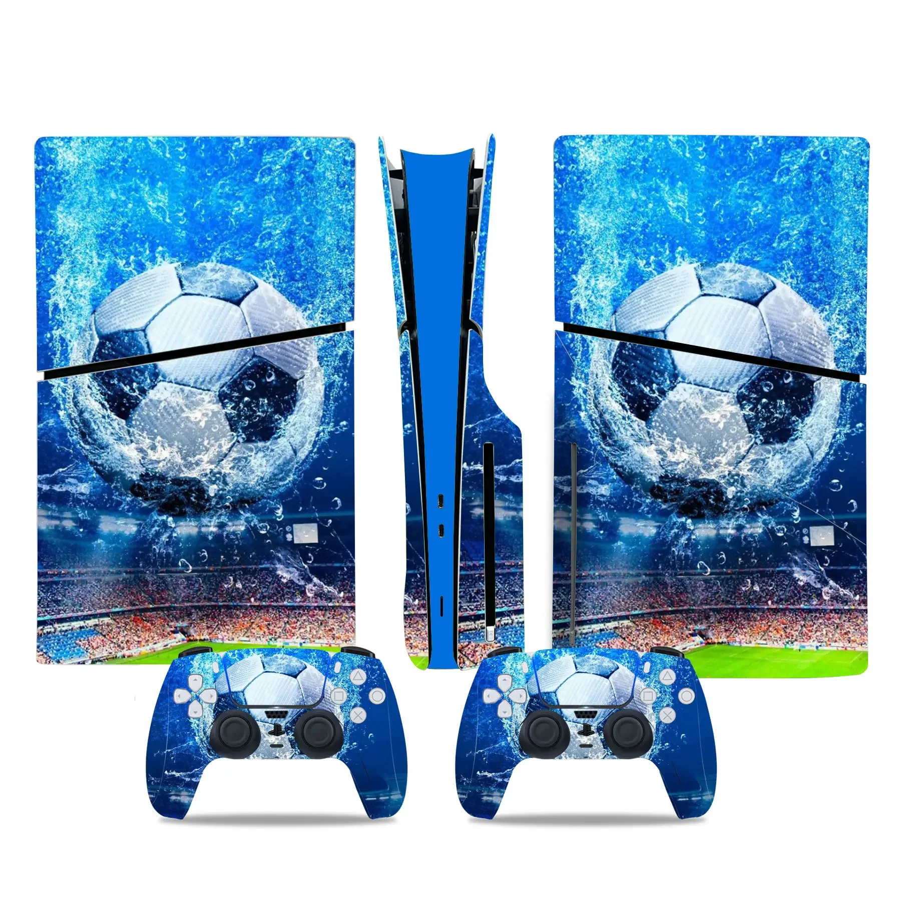 football team FOR PS5 Slim Disc Skin Sticker Decal Cover for Console and 2 Controllers New PS5 Slim disk Skin Vinyl