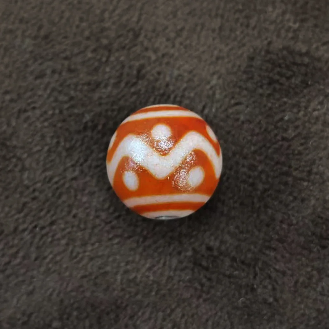 

10 pcs Tibetan 12mm round beads, old red agate, Tianzhu necklace, pendant bracelet, DIY accessory, Dzi