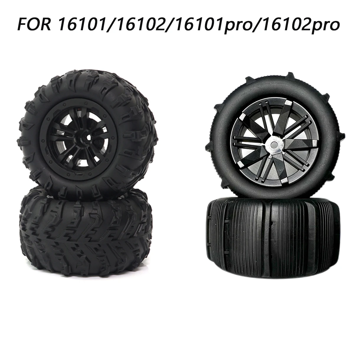 4PCS Original SCY Off-Road-Schnee-Wüstenreifen für 16101/16102/16101pro/16102pro RC Monster Truck