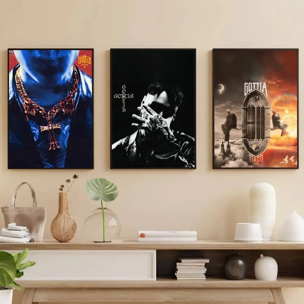 

GOTTI B T-Tiago PZK Poster Self-adhesive Art Waterproof Paper Sticker Coffee House Bar Room